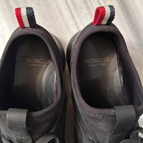MONCER 100 % authentic Black Nylon Trainers - Picture 2 of 6